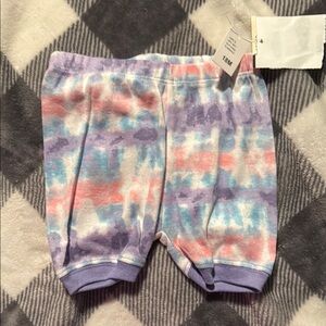Colorful Tie-Dye Baby Shorts